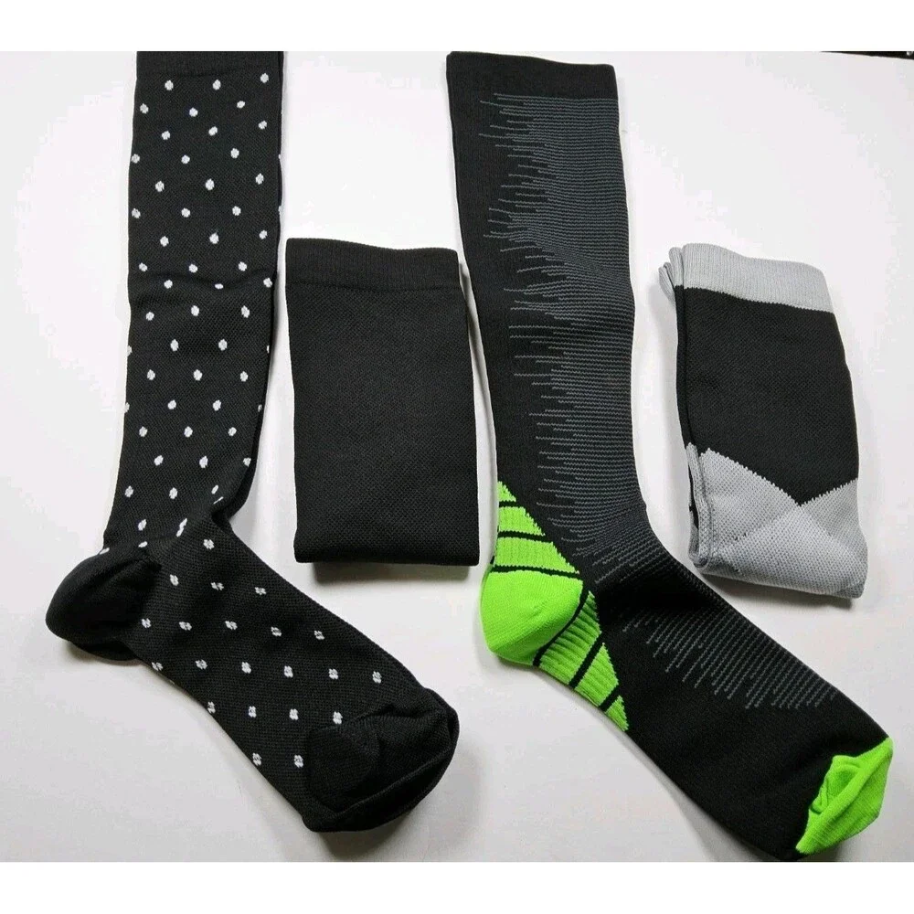 Unbranded Compression Lot Of 4 Pairs Socks Size S/M